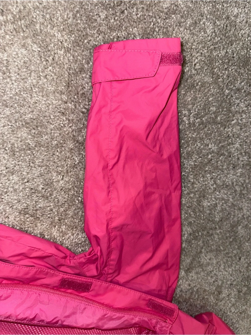 Columbia Kids Bright Pink Waterproof Rain Jacket with Hood